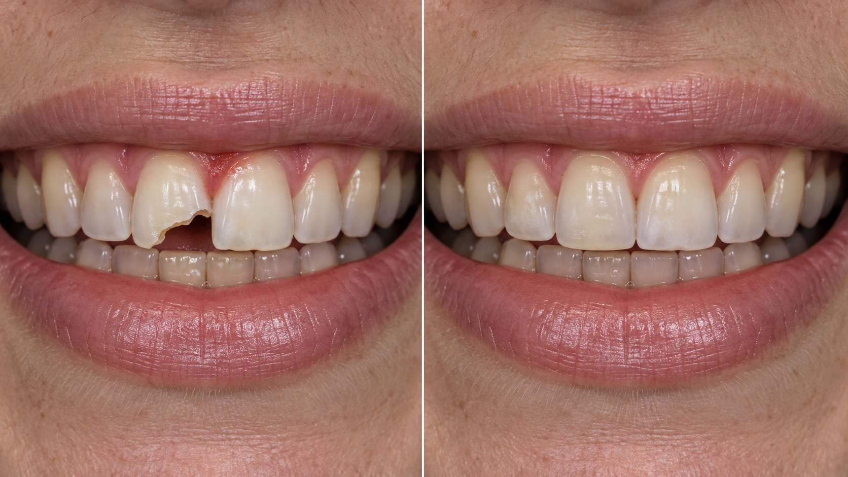 Before and after: Dental Repair